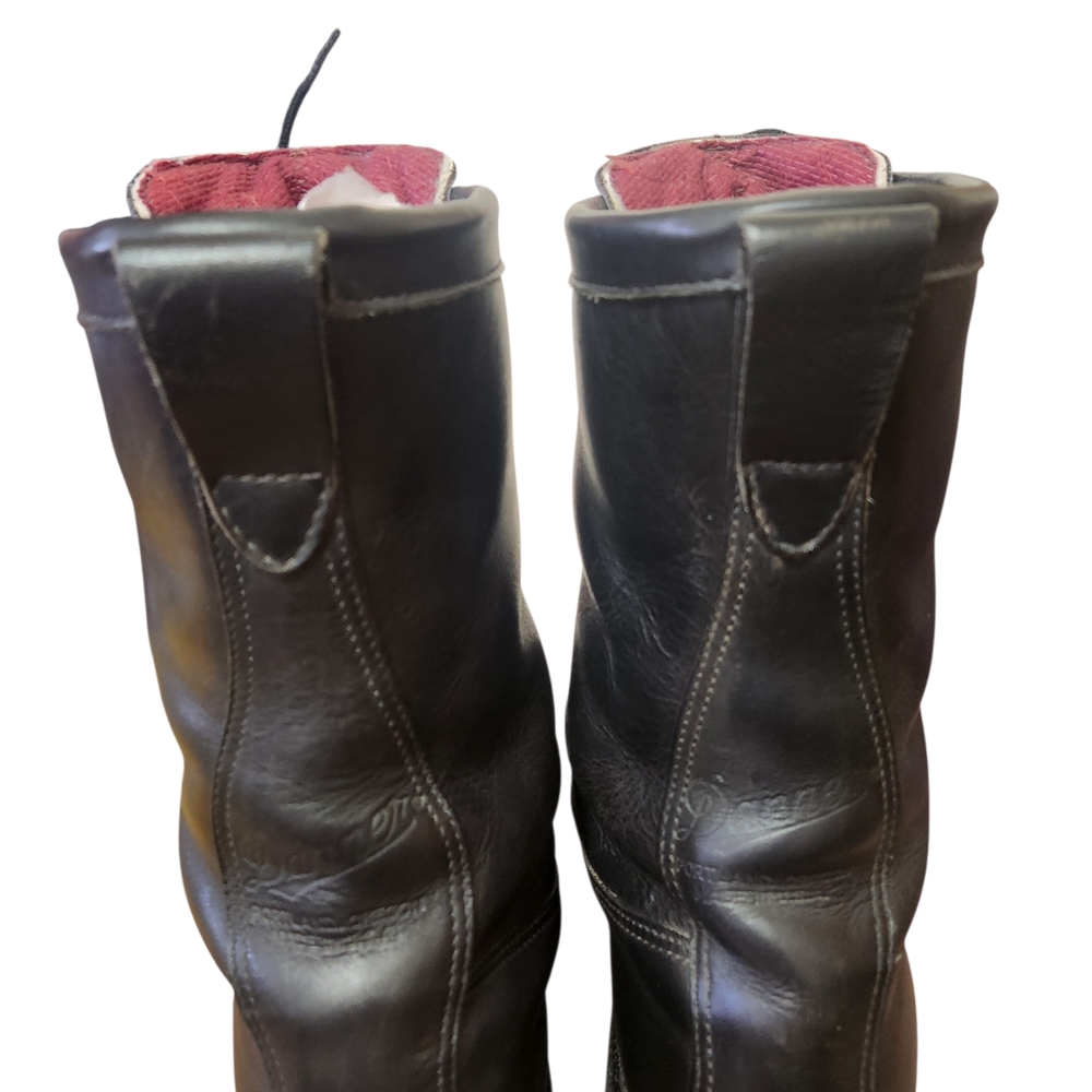 Vtg Danner Fort Lewis Boots 69110 Sz 13D Black Leather Gore-Tex Waterproof Work - Picture 9 of 16